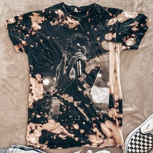 Distressed graphic tee